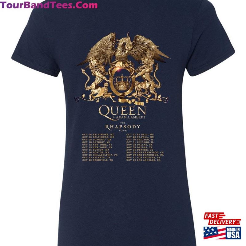 Queen Adam Lambert The Rhapsody Tour T-Shirt Rock Band Classic Sweatshirt 29Uf122703 – Utopia Fashion