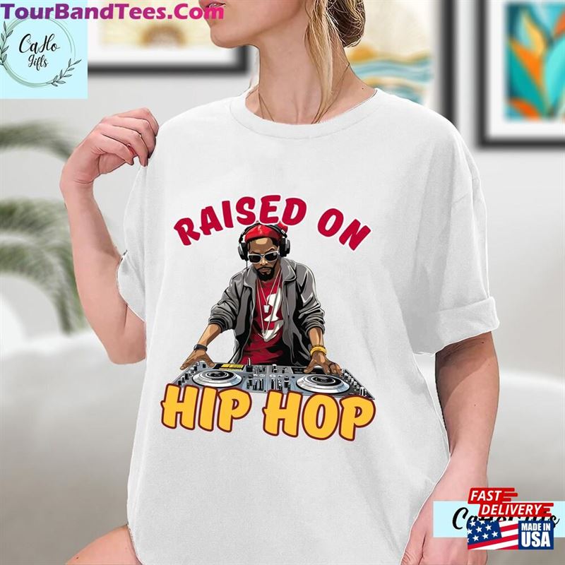 Raised On Hip Hop 50Th Anniversary Dj 90S Rap T-Shirt Shirt Family Shirts Sweatshirt 29Uf123131 – Utopia Fashion