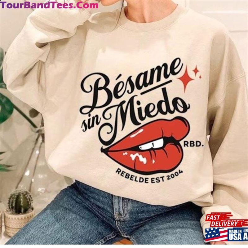 Rbd Besame Sin Miedo T-Shirt Band World Tour Soy Rebelde Sweatshirt Concert Shirt Logo Tee Unisex Hoodie 29Uf131699 – Utopia Fashion