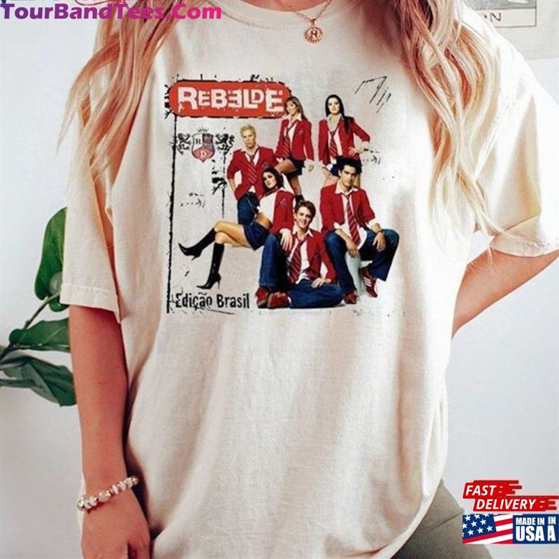 Rbd Soy Rebelde T-Shirt Band World Tour Sweatshirt Logo Merch Concert Shirt Unisex 29Uf131697 – Utopia Fashion