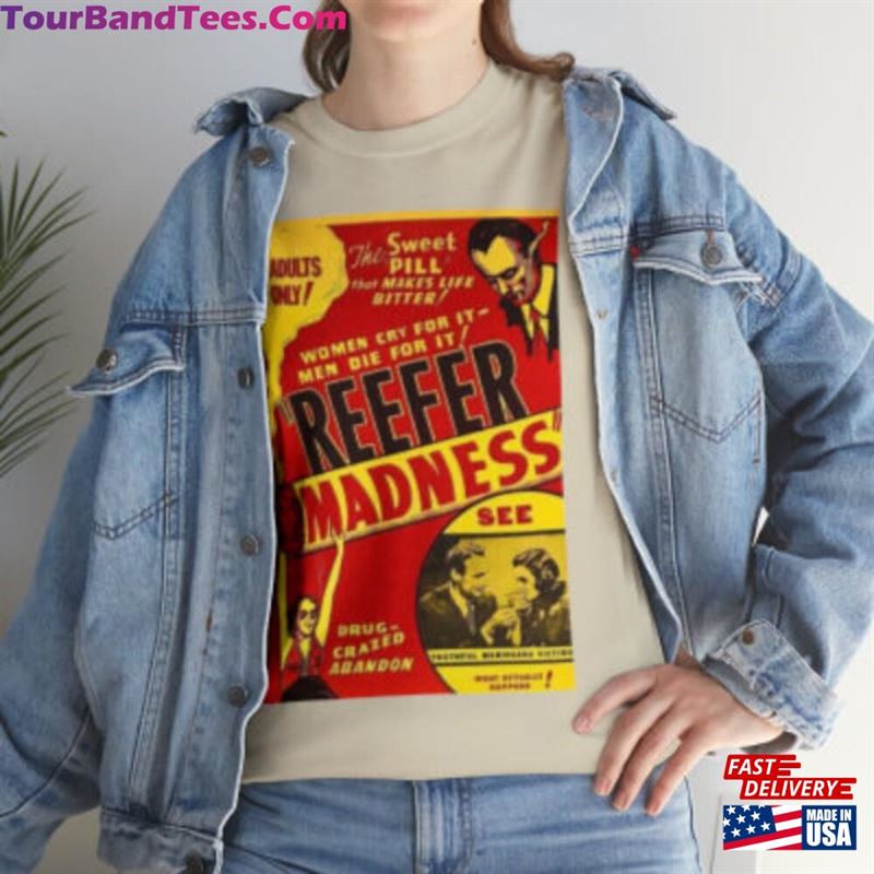 Reefer Madness Graphic Tee Unisex T-Shirt 29Uf122727 – Utopia Fashion