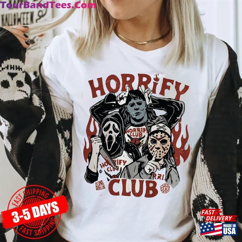 Retro 90S Halloween Horror Characters T-Shirt Unisex 29Uf122047 – Utopia Fashion