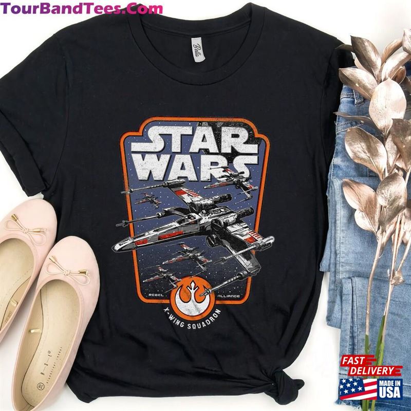 Retro 90S Star Wars X Wing Red Squadron Vintage Graphic T-Shirt Sweatshirt 29Uf141494 – Utopia Fashion