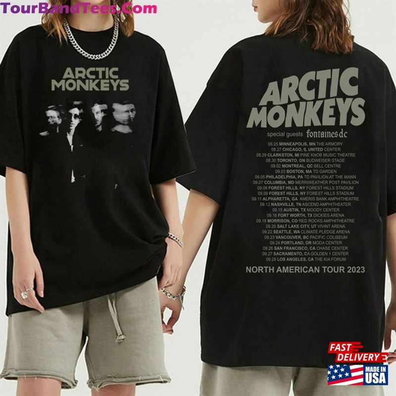 Retro Arctic Monkeys North America Tour Shirt Band Sweatshirt Music Lyrics Merch Hoodie 29Uf124316 – Utopia Fashion