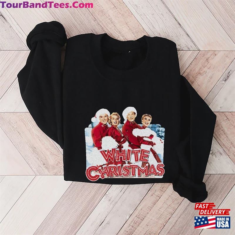 Retro Christmas Movie Sweatshirt White Song Shirt T-Shirt Unisex 29Uf131771 – Utopia Fashion