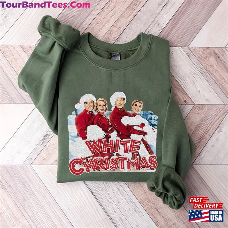 Retro Christmas Movie Sweatshirt White Song Shirt T-Shirt Unisex 29Uf131771 – Utopia Fashion