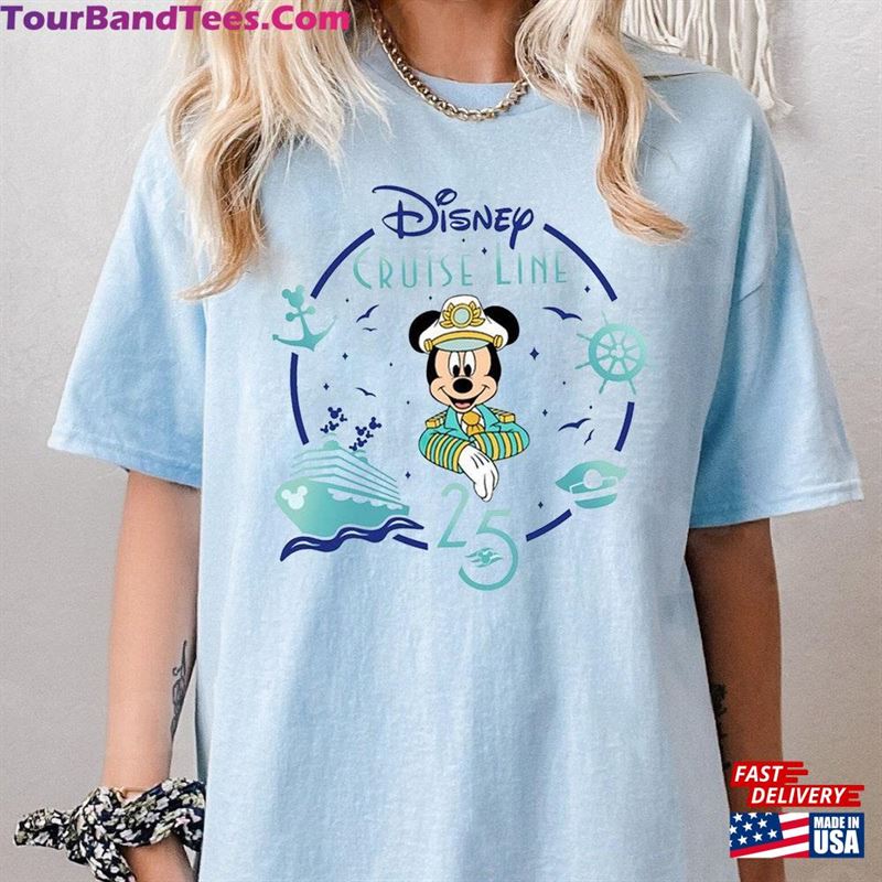 Retro Cruise Line 25Th Silver Anniversary At Sea Shirt Disney Vacations Walt World T-Shirt Classic 29Uf122091 – Utopia Fashion