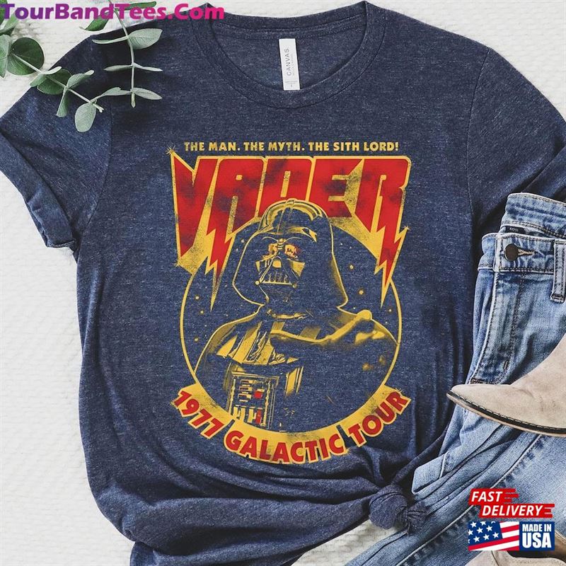 Retro Darth Vader Man Myth Sith Lord Galactic Tour Shirt Star Wars T-Shirt Day Unisex 29Uf123685 – Utopia Fashion