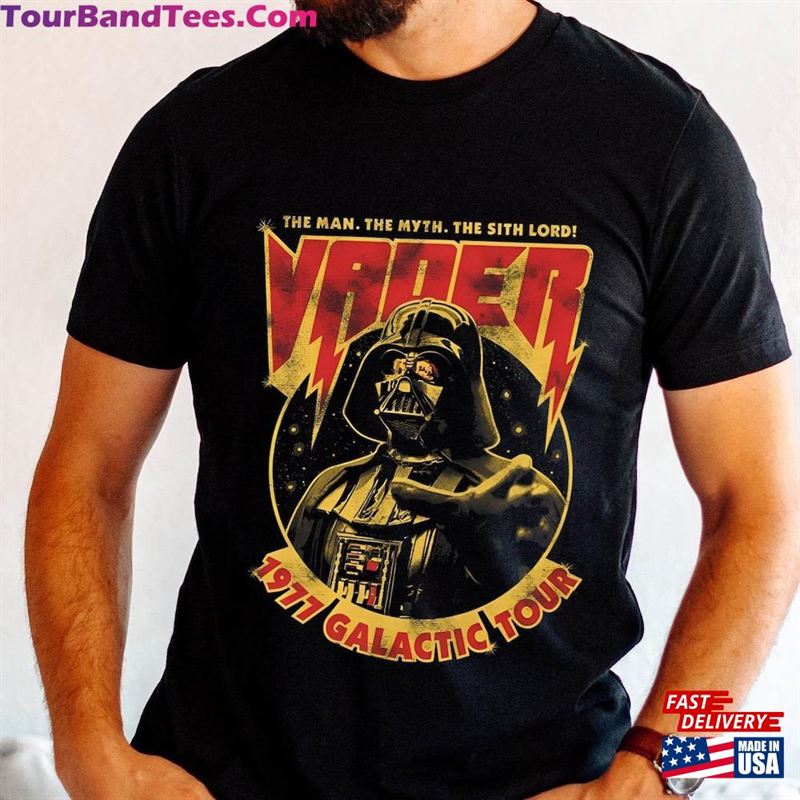 Retro Darth Vader Man Myth Sith Lord Galactic Tour Shirt Star Wars T-Shirt Day Unisex 29Uf123685 – Utopia Fashion