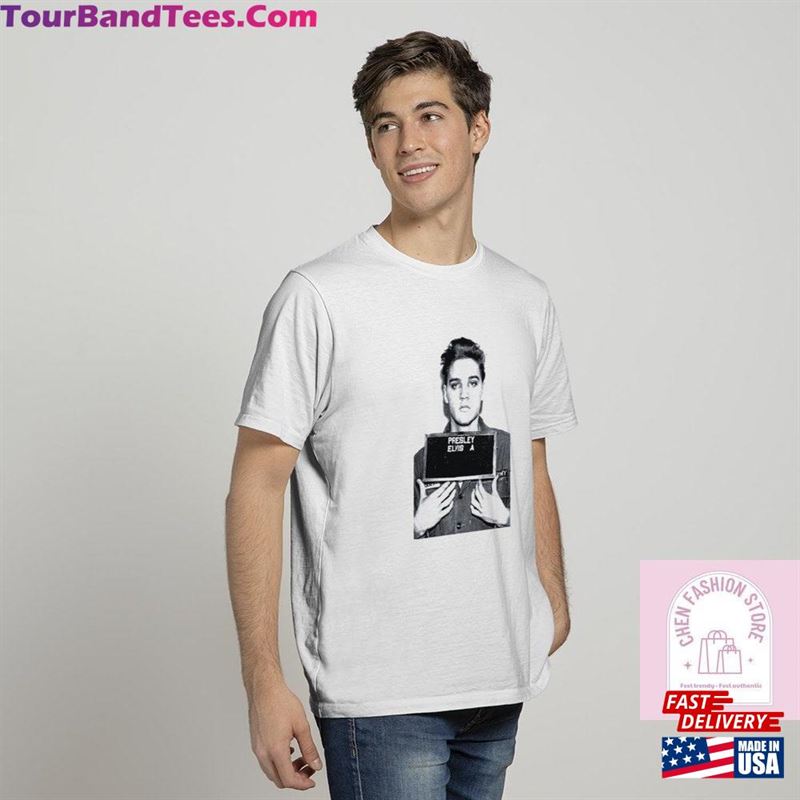 Retro Elvis Presley Mugshot Shirt 90S Rock Music 2D Unisex Cotton King Of Roll Sweatshirt Hoodie 29Uf136871 – Utopia Fashion