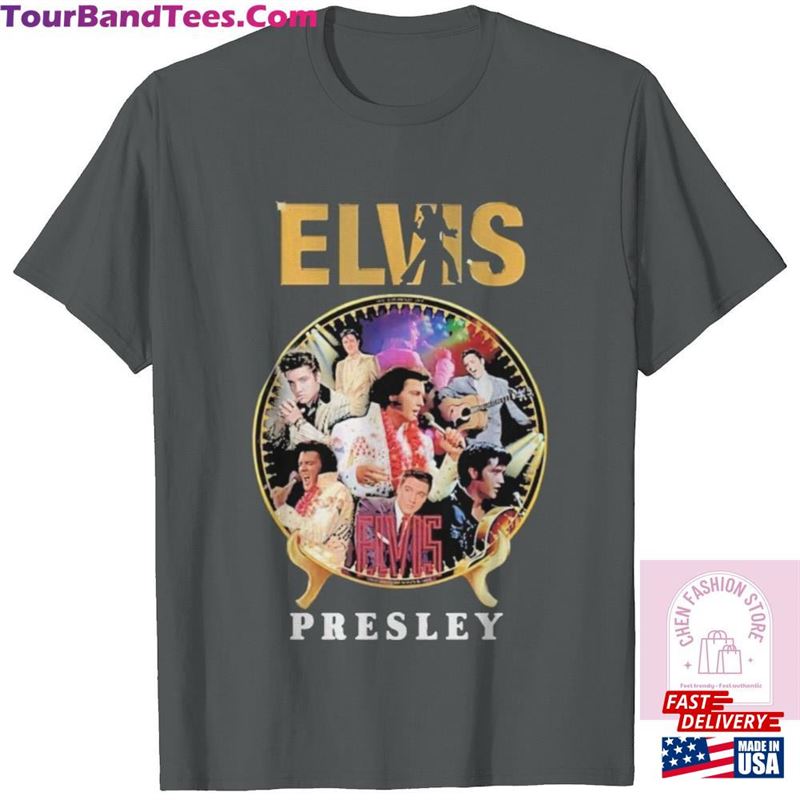 Retro Elvis Presley Shirt Cotton Unisex Merch T-Shirt Classic 29Uf136883 – Utopia Fashion