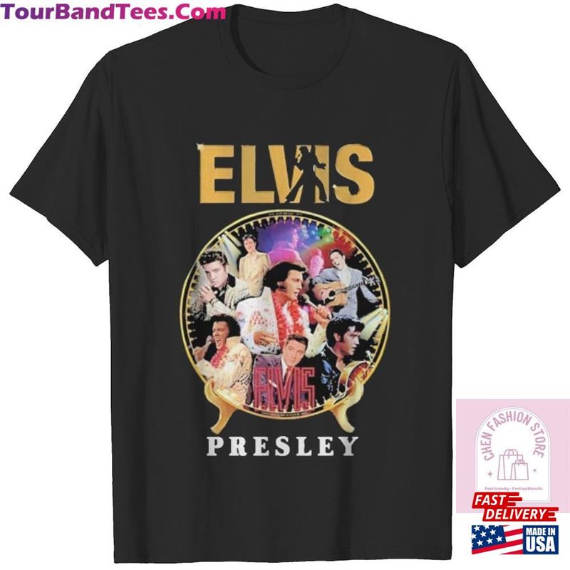 Retro Elvis Presley Shirt Cotton Unisex Merch T-Shirt Classic 29Uf136883 – Utopia Fashion