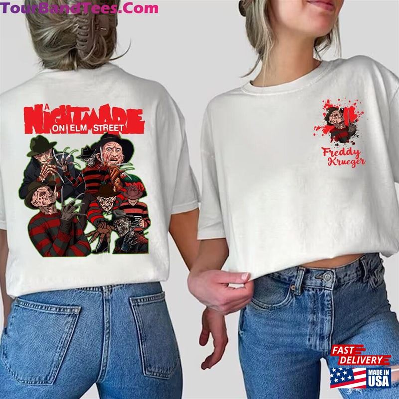 Retro Freddy Krueger Halloween Shirt Two Sided Sweatshirt Hoodie 29Uf136374 – Utopia Fashion