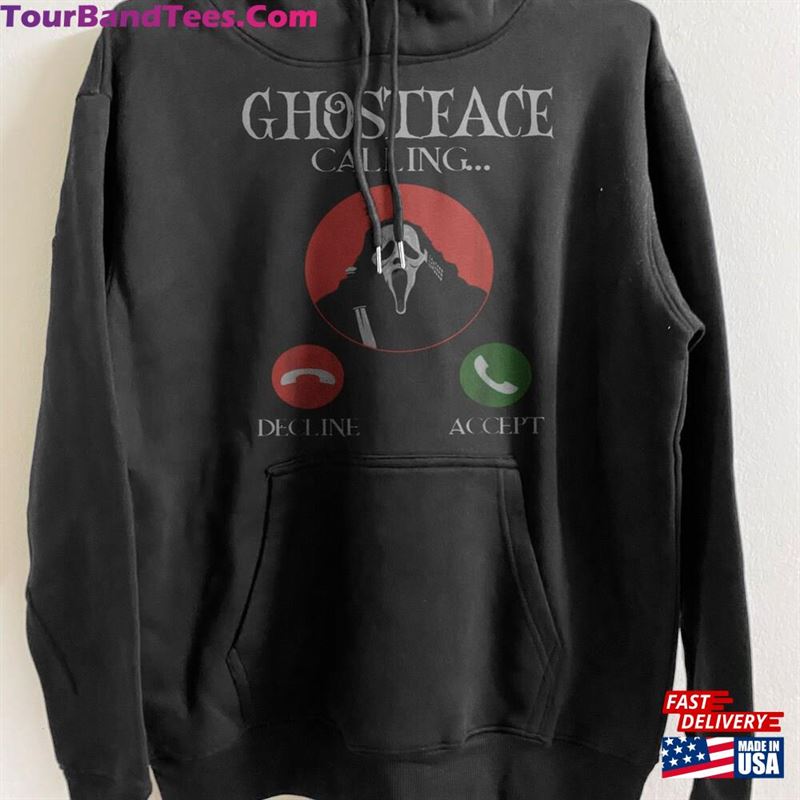 Retro Ghostface Calling Halloween Funny T-Shirt Hoodie Classic 29Uf131575 – Utopia Fashion