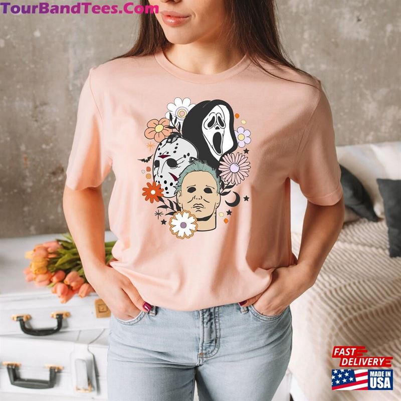 Retro Halloween Shirt Floral T-Shirt Scream Sweatshirt 29Uf131817 – Utopia Fashion