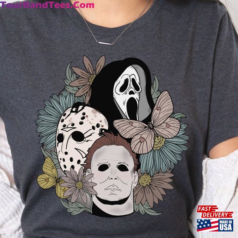 Retro Halloween Shirt Floral T-Shirt Scream Unisex Hoodie 29Uf131609 – Utopia Fashion