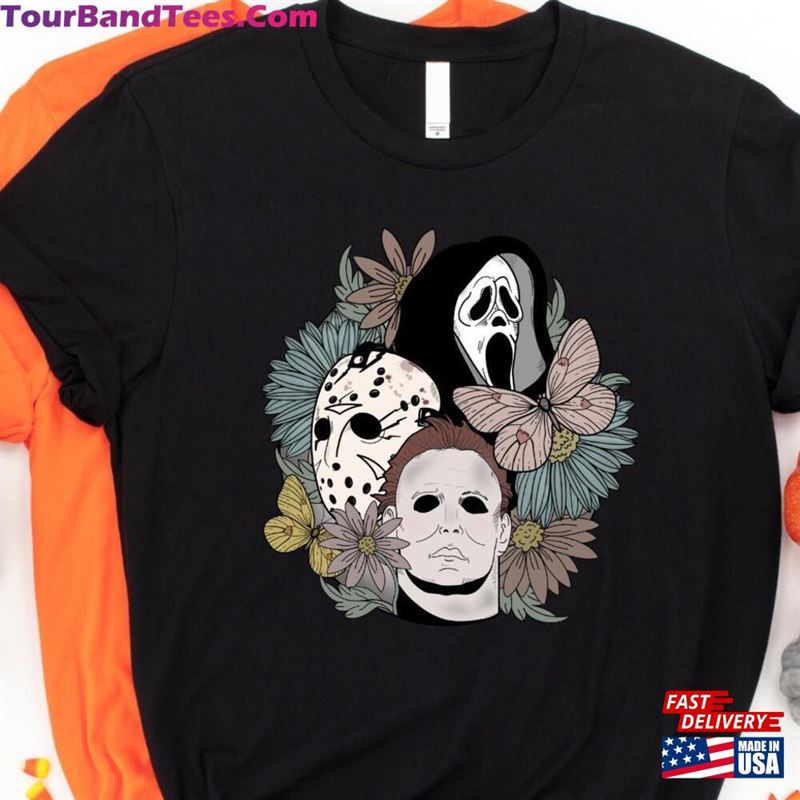 Retro Halloween Shirt Floral T-Shirt Scream Unisex Hoodie 29Uf131609 – Utopia Fashion