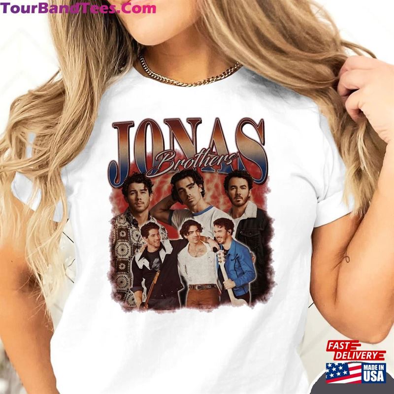 Retro Jonas Brothers 90S T-Shirt Vintage Tour Shirt Hoodie Sweatshirt 29Uf118862 – Utopia Fashion