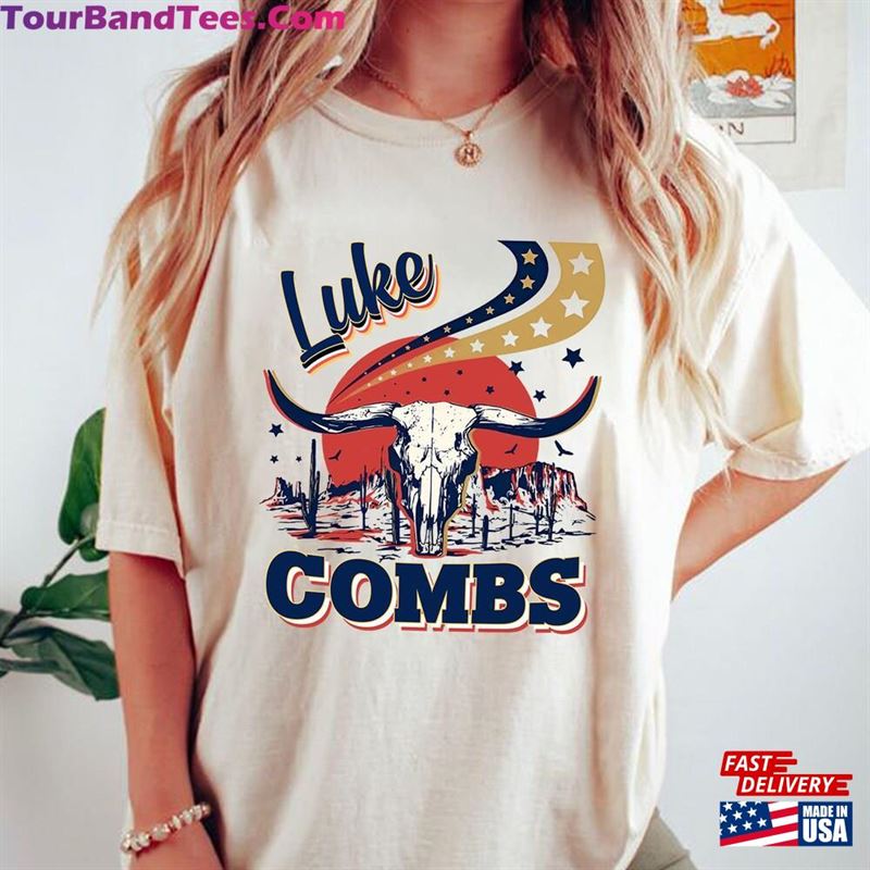 Retro Luke Combs Bullhead T-Shirt Cowboy Sweatshirt Country Music Classic 29Uf122167 – Utopia Fashion