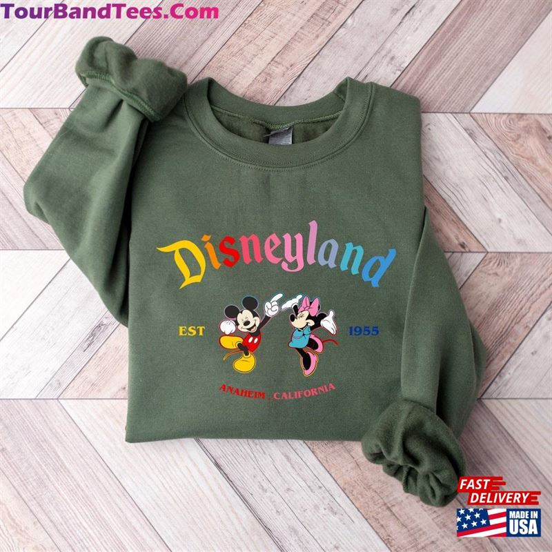 Retro Mickey And Minnie Disneyland Est Sweatshirt Shirt Family Vacation Classic 29Uf136913 – Utopia Fashion