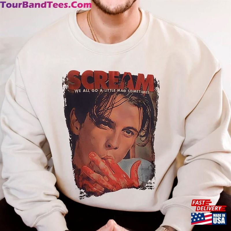 Retro Scream Billy Loomis Sweatshirt Let’S Watch Scary Movie Crewneck Unisex 29Uf136502 – Utopia Fashion