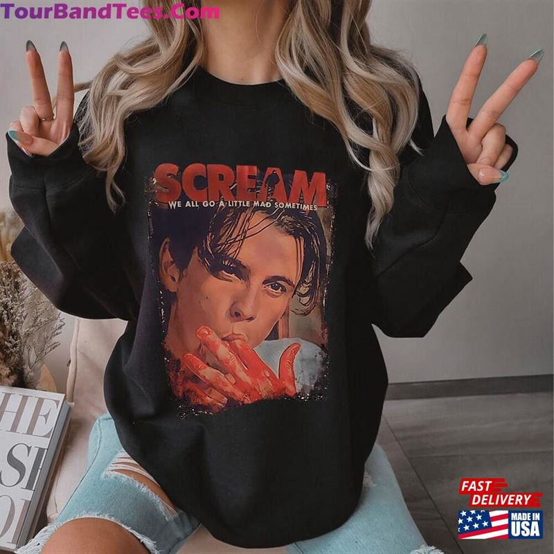 Retro Scream Billy Loomis Sweatshirt Let’S Watch Scary Movie Crewneck Unisex 29Uf136502 – Utopia Fashion