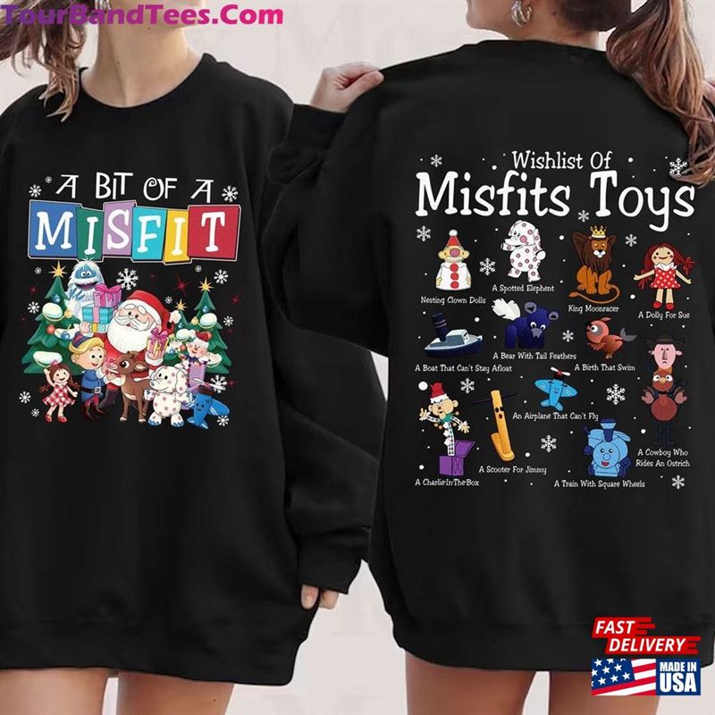 Retro Wishlist Of Misfits Toys Sweatshirt Island Misfit Rudolph The Red T-Shirt Unisex 29Uf136490 – Utopia Fashion