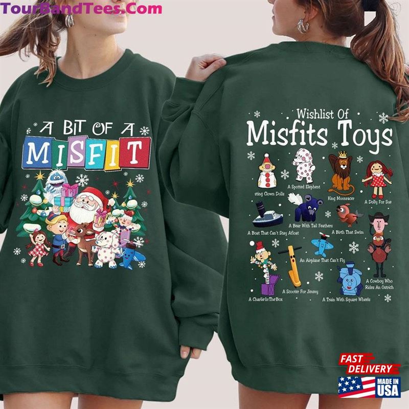 Retro Wishlist Of Misfits Toys Sweatshirt Island Misfit Rudolph The Red T-Shirt Unisex 29Uf136490 – Utopia Fashion