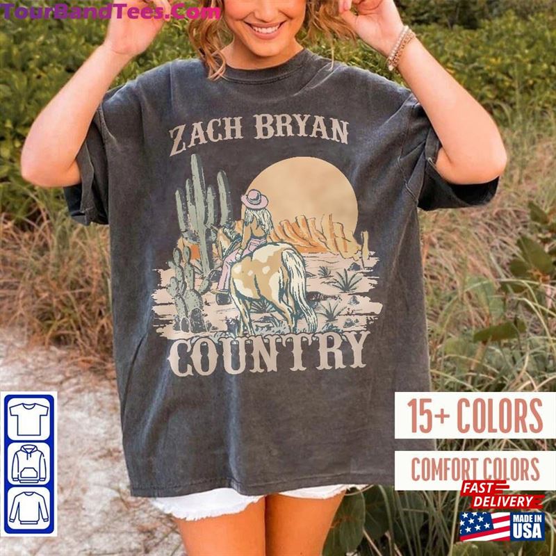 Retro Zach Bryan Country T-Shirt Bullhead Shirt Boho Tee Unisex Sweatshirt 29Uf136997 – Utopia Fashion