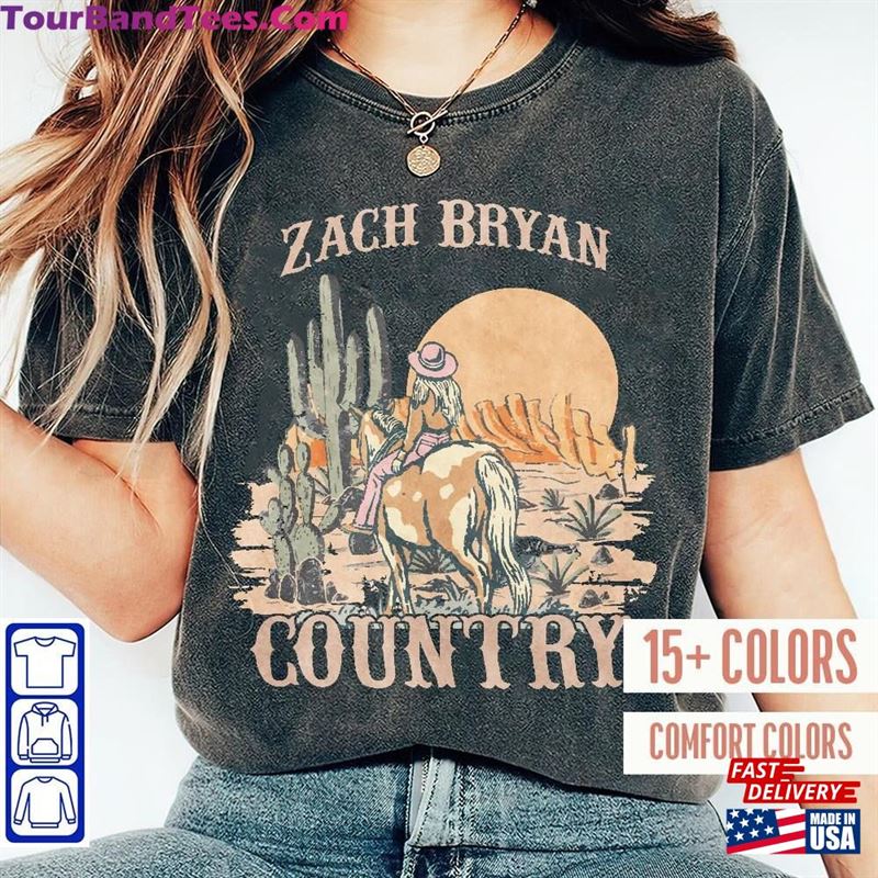 Retro Zach Bryan Country T-Shirt Bullhead Shirt Boho Tee Unisex Sweatshirt 29Uf136997 – Utopia Fashion