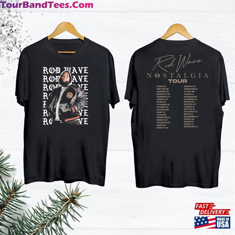 Rod Wave Concert Merch Nostalgia Tour Shirt Rapper T-Shirt Classic 29Uf124218 – Utopia Fashion