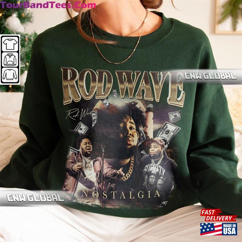 Rod Wave Nostalgia 90S Rap Music Shirt Bootleg Vintage Y2K Sweatshirt Hoodie 29Uf123766 – Utopia Fashion