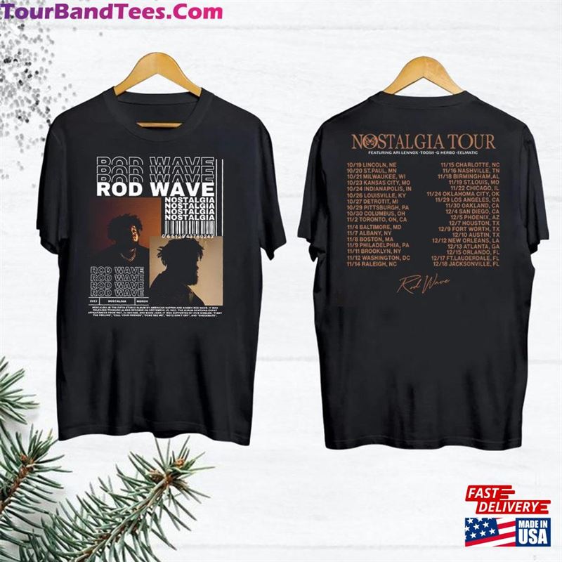 Rod Wave Nostalgia Tour Shirt Concert Merch Rapper Sweatshirt T-Shirt 29Uf124075 – Utopia Fashion