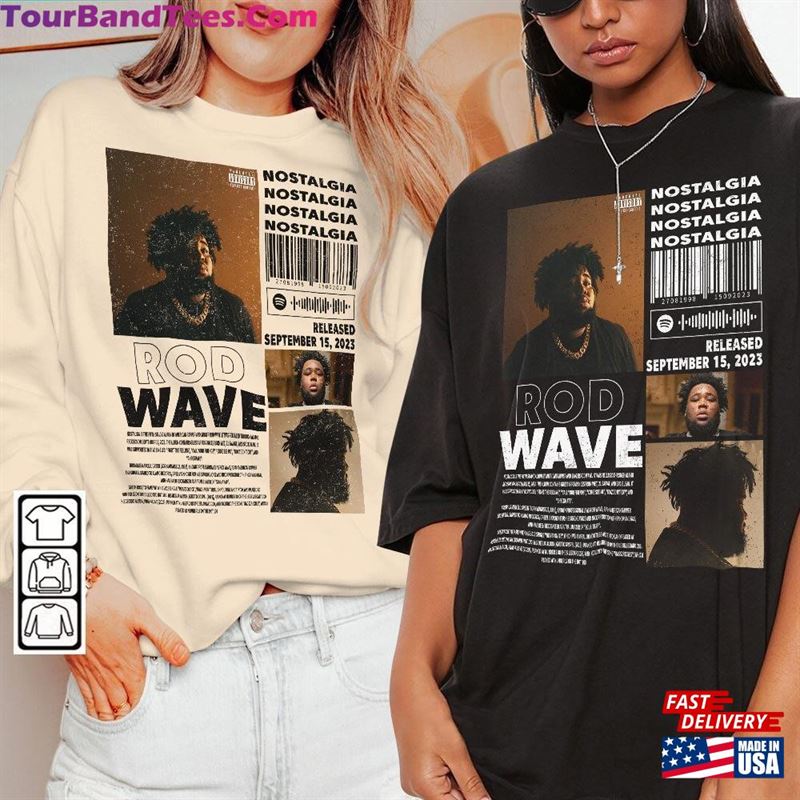 Rod Wave Rap Music Merch Shirt Nostalgia Tour Album 90S Tee Unisex Hoodie 29Uf124655 – Utopia Fashion