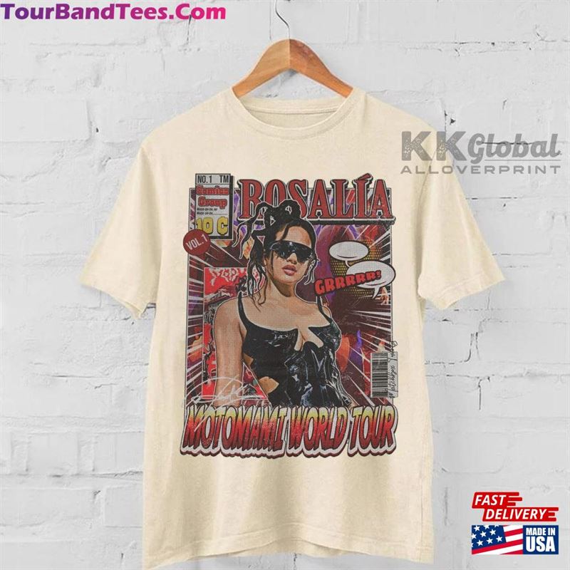 Rosalia Motomami World Tour Comic Shirt Y2K 90S Merch Vintage 80723S1 T-Shirt Unisex 29Uf123542 – Utopia Fashion