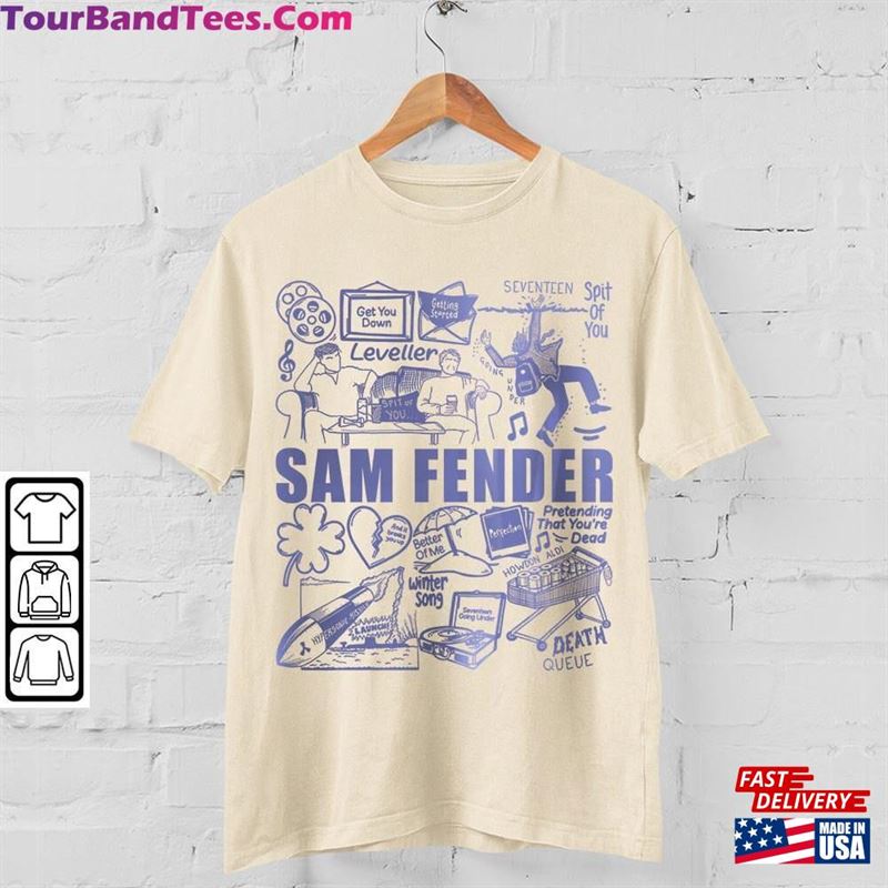 Sam Fender Doodle Art Shirt Vintage Lyric Tattoo Album Graphic Design Tour Gift For Fan Sweatshirt Hoodie V1 Da2605Dt Unisex 29Uf131757 – Utopia Fashion