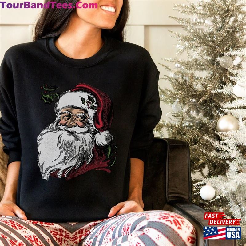 Santa Claus Sweater Christmas Sweatshirt Xmas Holiday Gifts Classic Unisex 29Uf141353 – Utopia Fashion