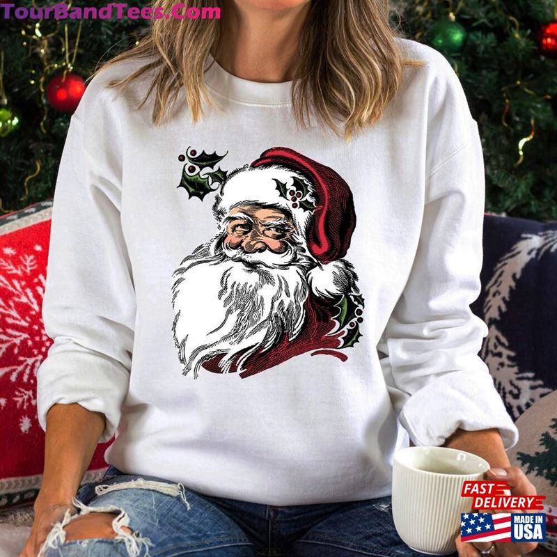 Santa Claus Sweater Christmas Sweatshirt Xmas Holiday Gifts Classic Unisex 29Uf141353 – Utopia Fashion