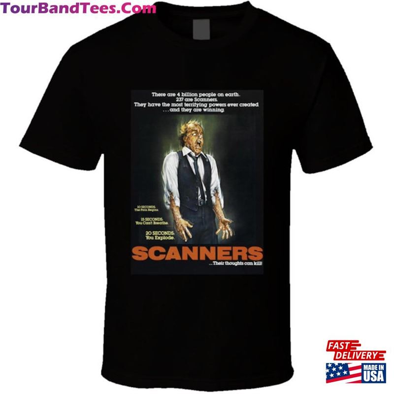 Scanner Science Fiction Horror Movie T-Shirt Classic 29Uf136784 – Utopia Fashion