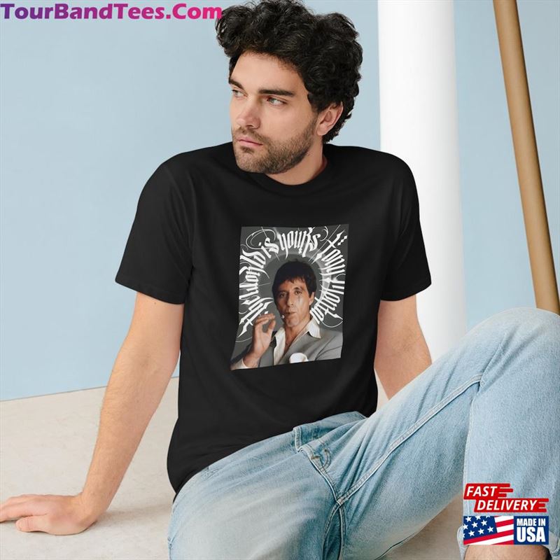 Scarface T-Shirt Tony Montano Shirt Al Pacino Tee Classic 29Uf123171 – Utopia Fashion