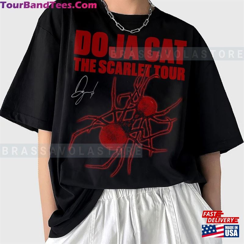 Scarlet Tour Doja Cat Fan Shirt Graphic T-Shirt Unisex 29Uf118446 – Utopia Fashion