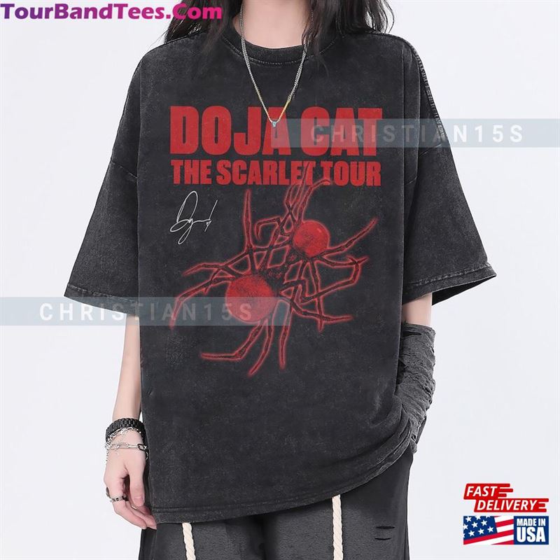 Scarlet Tour Doja Cat Fan Shirt Graphic T-Shirt Unisex 29Uf118446 – Utopia Fashion