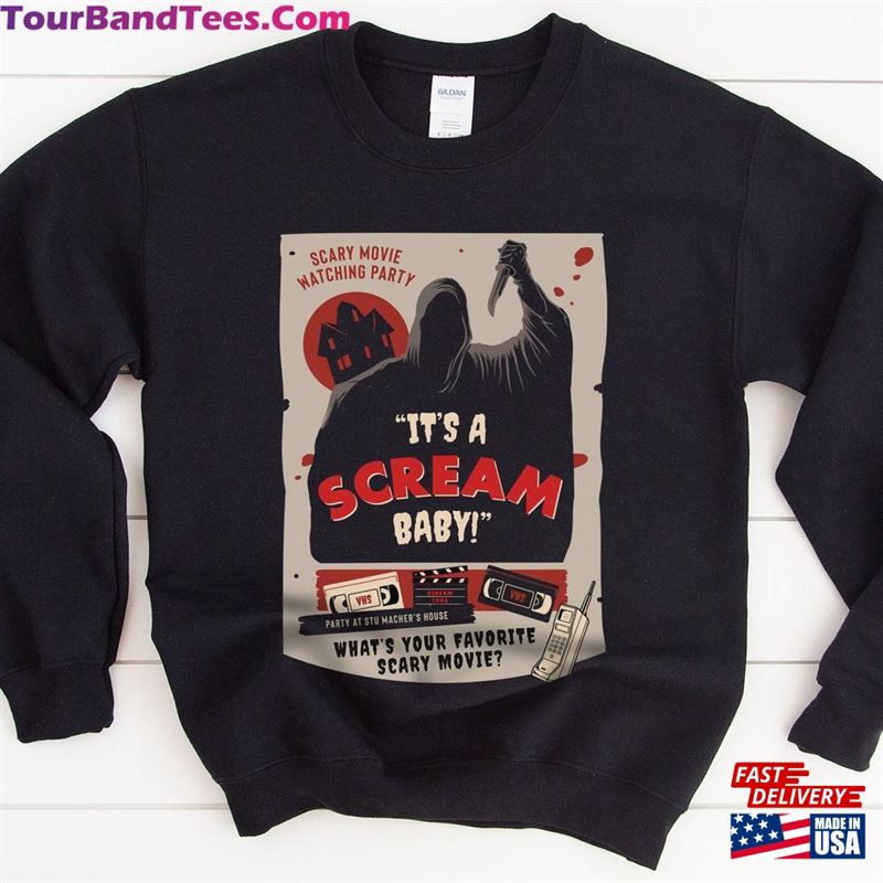 Scream Movie Sweater Ghost Face Shirt Unisex T-Shirt 29Uf124179 – Utopia Fashion