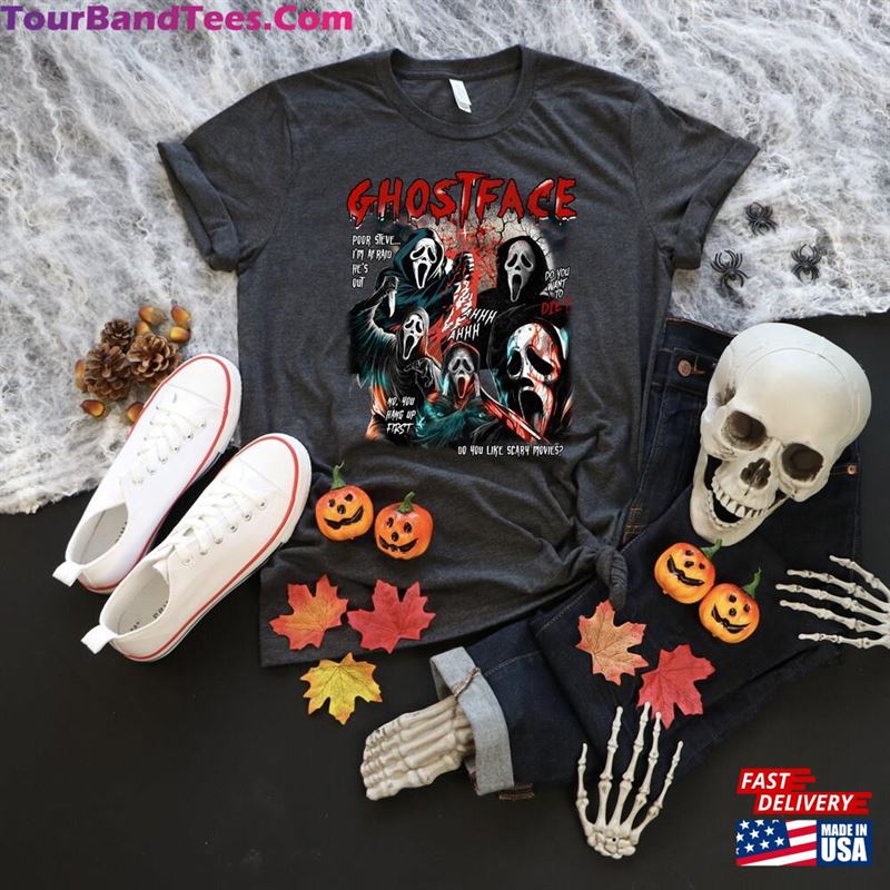 Scream Vintage Halloween Shirt Ghostface Horror Movie Sweatshirts T-Shirt Classic 29Uf136578 – Utopia Fashion