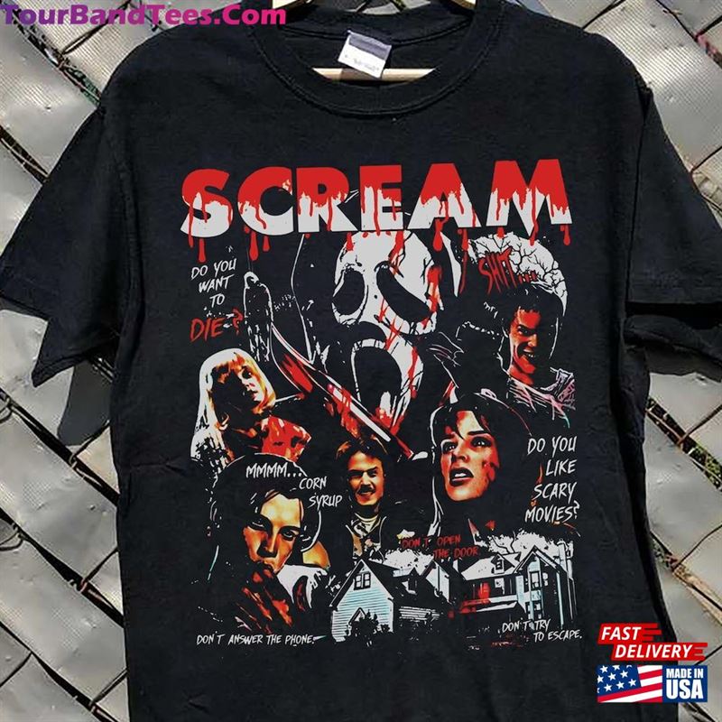 Scream Vintage Halloween T-Shirt Movie Shirt Unisex 29Uf131822 – Utopia Fashion