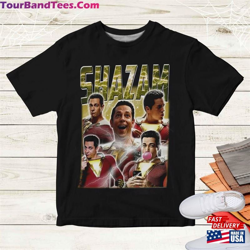 Shazam Unisex T-Shirt Full Size S 5Xl Vintage Shirt Fury Of The Gods 29Uf123481 – Utopia Fashion