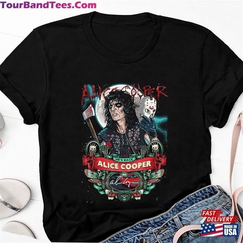 Signature Alice Cooper He’S Back Shirt Vintage Tee Classic Sweatshirt 29Uf131659 – Utopia Fashion