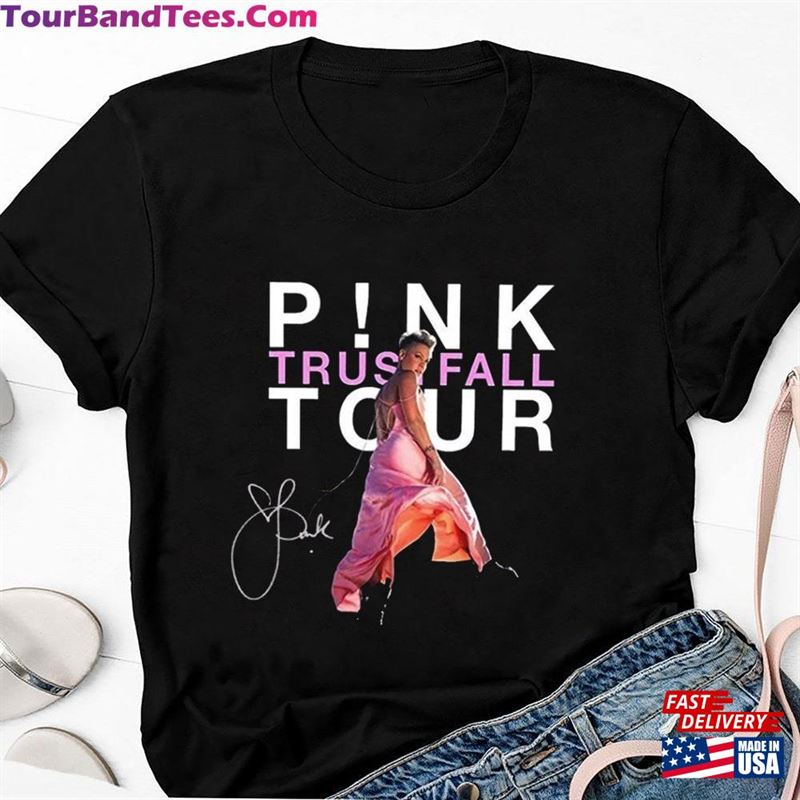 Signature Pink Trustfall Album Shirt Tour P!Nk Singer Fan Gift T-Shirt Sweatshirt 29Uf118473 – Utopia Fashion