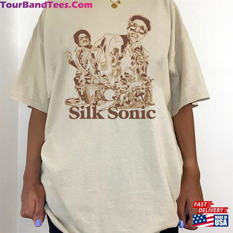 Silk Sonic Shirt Vintage Bruno Mars Planet Unisex Tee Classic Sweatshirt 29Uf122831 – Utopia Fashion