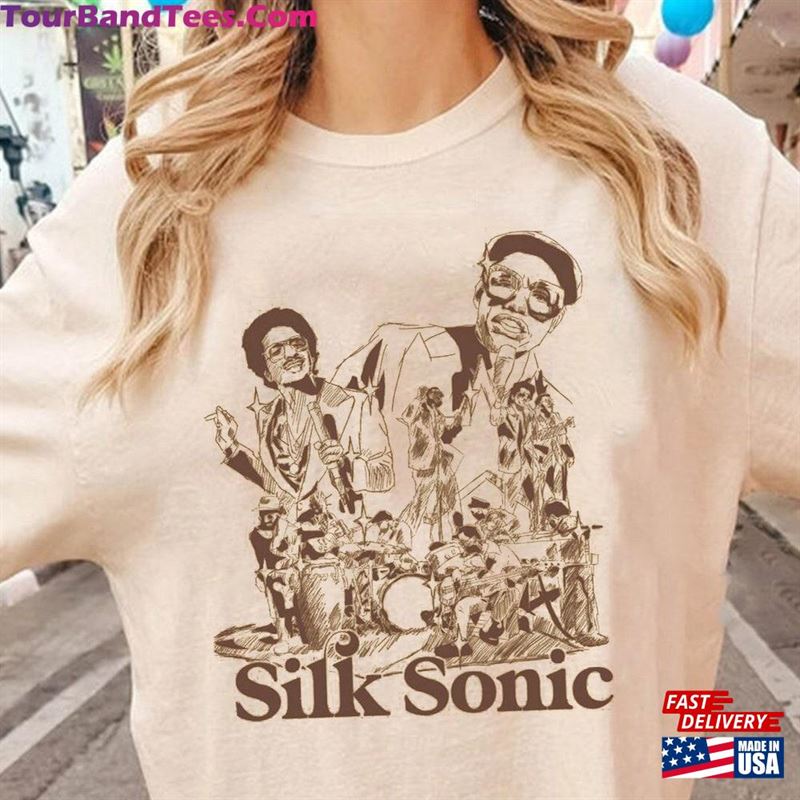 Silk Sonic Shirt Vintage Bruno Mars Planet Unisex Tee Classic Sweatshirt 29Uf122831 – Utopia Fashion